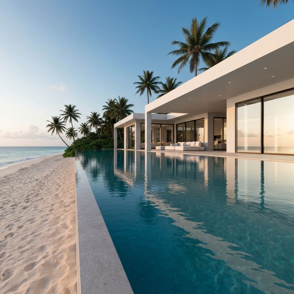 Oceanfront Modern Estate with Infinity Pool